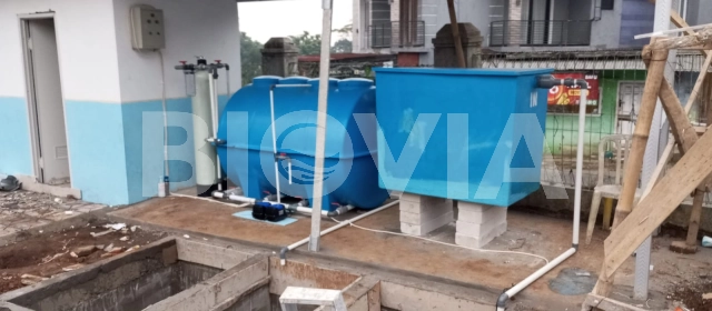 Sistem STP tank modern untuk pengolahan air limbah domestik agar tidak berbau