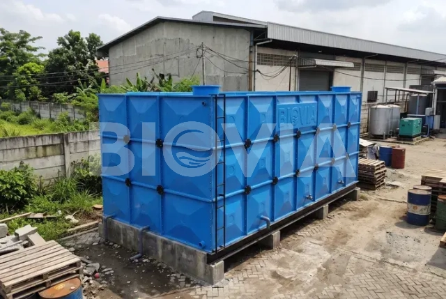 Perbandingan sistem roof tank vs ground water tank pada bangunan industri